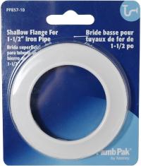 FLANGE SHALLOW 1 1/2" IPS WHITE
