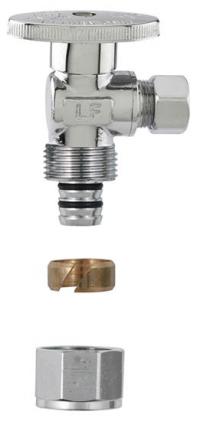 ANGLE VALVE 5/8 X 3/8 NO CRIMP