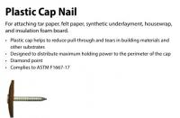 2" PLASTIC CAP NAIL BUCKET 2M